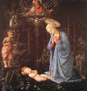 LIPPI, Fra Filippo Madonna in the Forest Germany oil painting artist